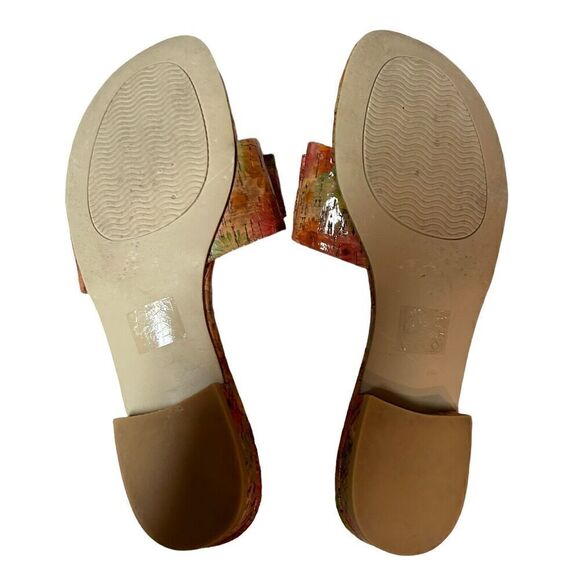 Moda Spana Size 7.5 Floral Slide Sandals Has Flaw - Picture 8 of 11